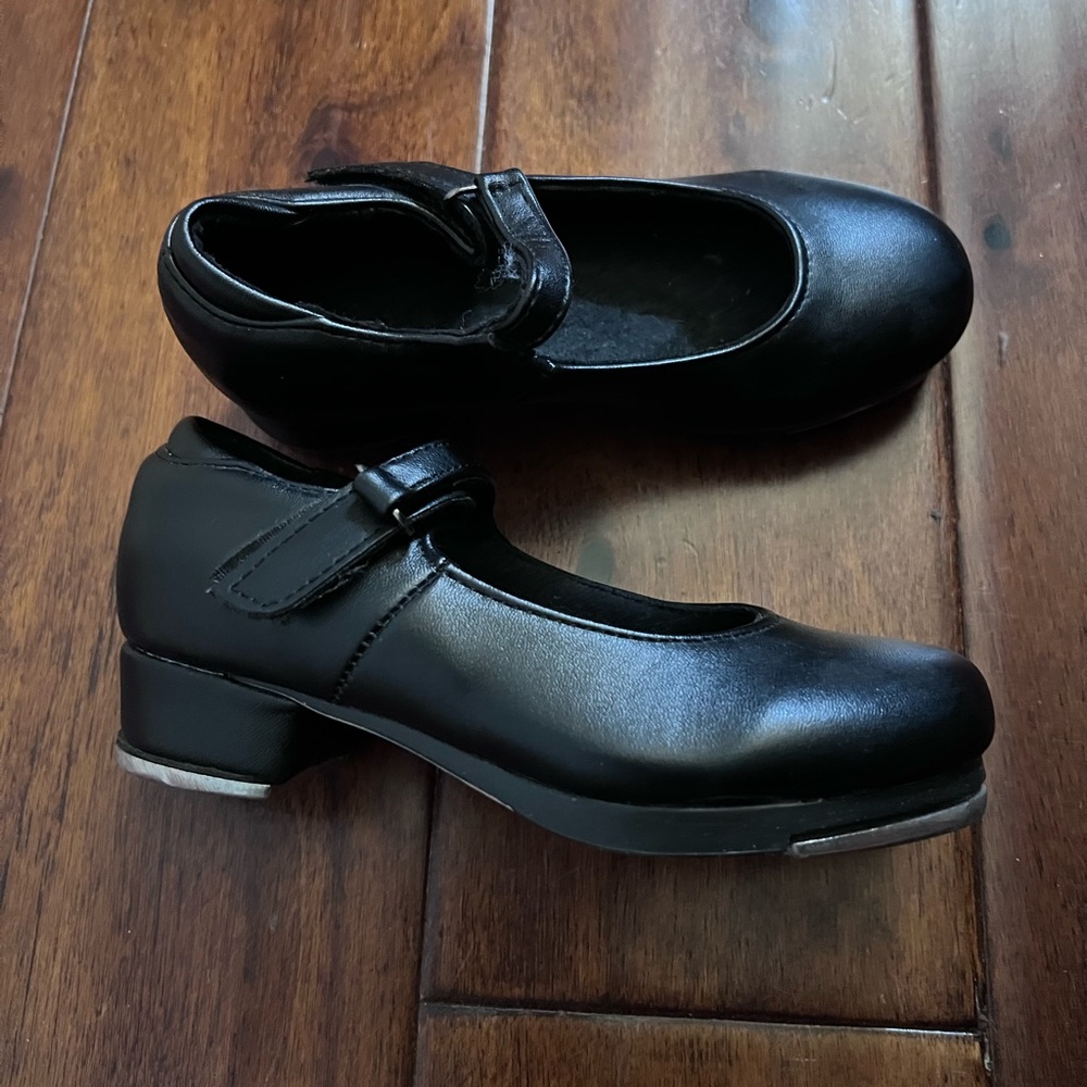 Classic Black Kids Tap Shoes